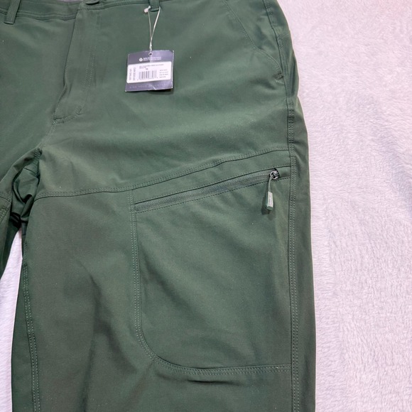 NWT Eddie Bauer 16 Tall Flexion Lined Pant Green Active Winter Utility Outdoor - Picture 2 of 12